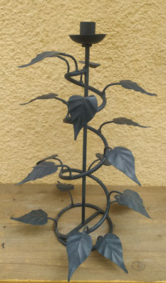 Portavelas hojas metal. 46x35. Pareja disponible.