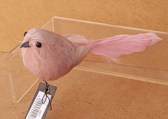 Pájaros porexpan plumas clip. Ref 2871. 5x14