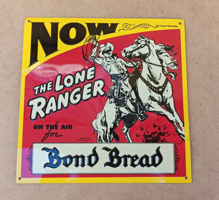 Chapa americana Lone Ranger. 21,5x21,5
