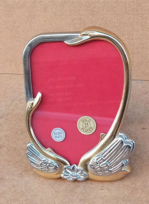 Portafotos bañado en plata/oro 24 KT. Ref 659-NO. 16x12