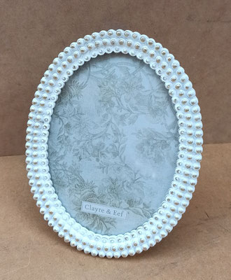 Portafotos oval resina. Ref 2F0935W. 16x20