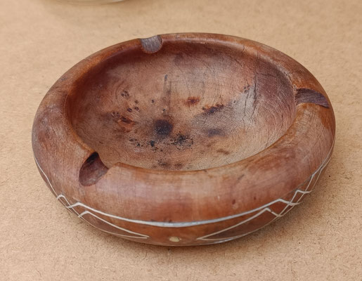 Cenicero madera. 11,5x2,5