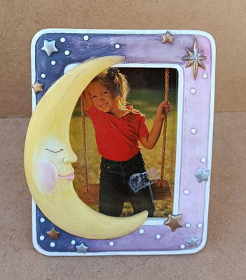 Portafoto resina relieve. Ref 3649/311. 18x14,5