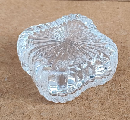 Caja cristal. 7x7x3