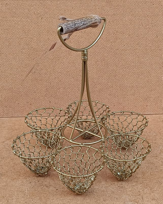 Huevera metal. Ref 70868. 18x16