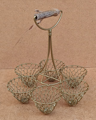Huevera metal. Ref 70868. 18x16