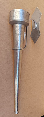 Portavelas antorcha metal. Ref 14344. 60x10x16. Pareja disponible