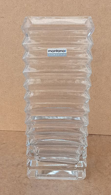 Jarrón cristal Montana. Ref 2156/345. 26x10x8
