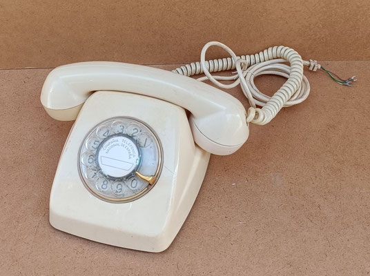Teléfono vintage Citesa 52900 GOA-N S-40004. Años 70. 11x25x20
