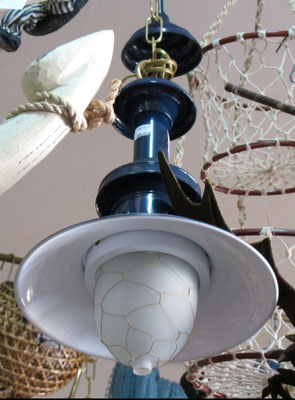 Lámpara de techo marinera. Ref 541051. 120x27 diámetro.