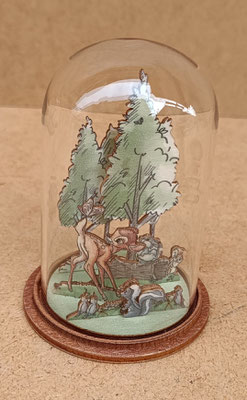 Mini fanal Bambi. Ref A30624. 8x6