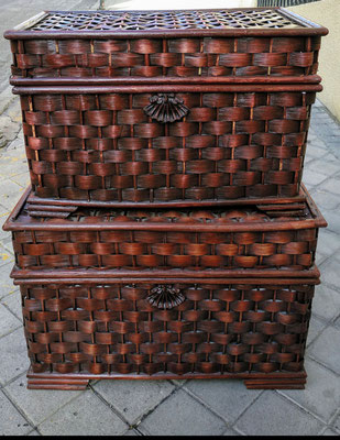 Baúl mimbre. Ref 556471. Pequeño 58x33x39. Grande 66x41x47