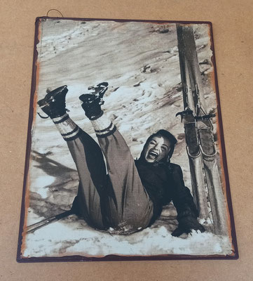 Chapa ski. Ref 77740. 26,5x35