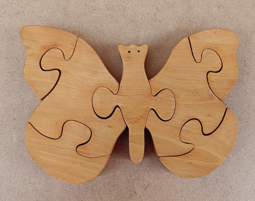 Puzle madera mariposa. Ref Horm. 20x15