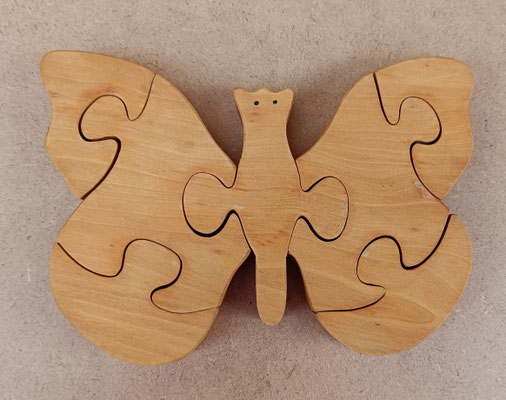 Puzle madera mariposa. Ref Horm. 20x15