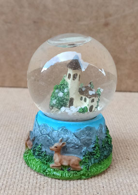 Bola nieve mini paisaje resina. Ref 4916 087