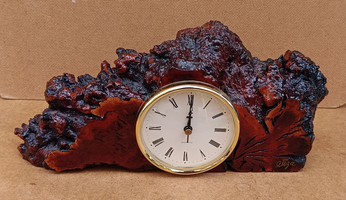 Reloj raíz de roble. Ref 55. 35X14X6