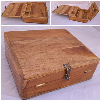 Escritorio portátil madera teca. Ref MA11224. 