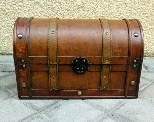Baúl madera. 41x20x26