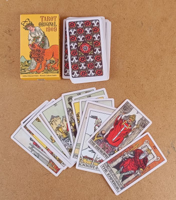 Tarot 1909 Rider-Wite-Smith. Ref TM. 10,5x6