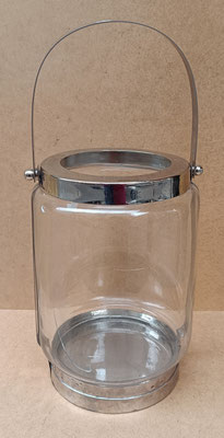 Farol cristal y metal. Ref 62422. 55x24. 