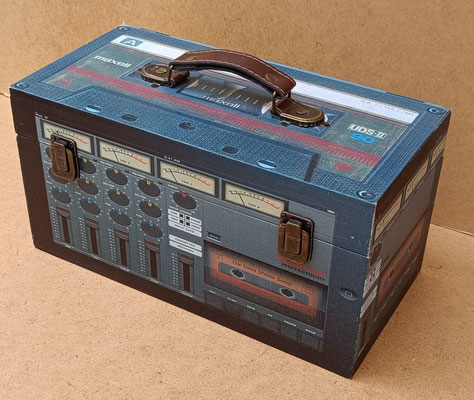 Maletín cassette. Ref 47296. 34x17x17