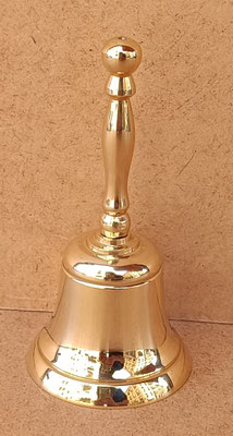 Campana de mano latón. Ref 324024. 11x5,5