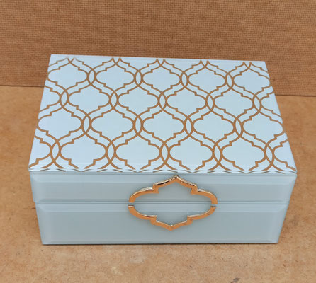 Joyero cristal. Ref 12560. 16x12x7