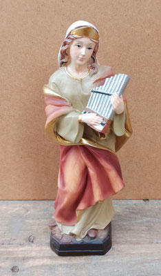 Santa Cecilia resina. Ref 16/247. 21x6x5,5
