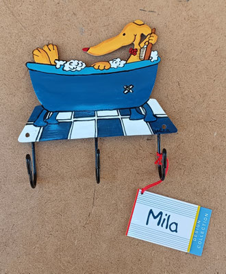Perchero Mila hecho a mano en las Isalas Pacíficas. Ref GE00226600. 13X14
