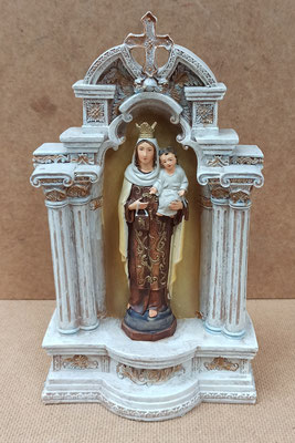 Hornacina Virgen del Carmen. Ref 10 379. 23x13