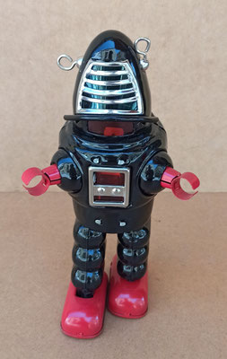 Robot Robby negro. Ref MS430N. 22 cms. Emite chispas al andar