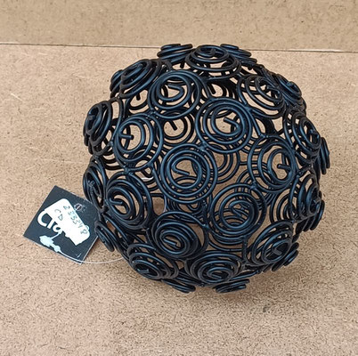 Bola decorativa alambre. Ref 233348. 11 cms 