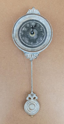 Reloj péndulo. Ref HF559. 18x10 diámetro