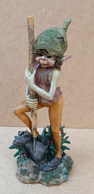 Duende seta resina. Ref 23522. 23x9x8
