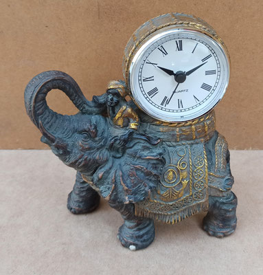 Reloj elefante resina