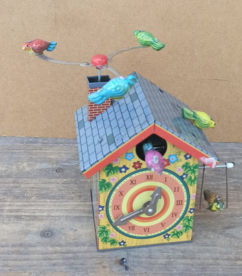 Reloj con pájaros. Ref MS485