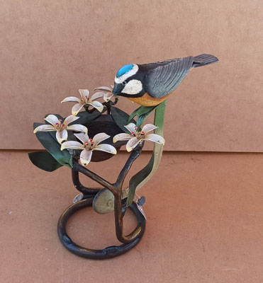 Balancín pájaro metal. Ref TM069. 23x25x12