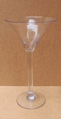 Copa Martini cristal. Grande ref CA557 (42x23,5).  Pequeño ref CA556 (35x21)