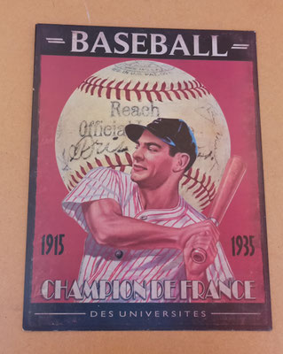 Chapa baseball. Ref SEB12510. 33x25