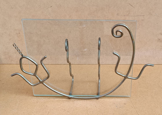 Portafotos metal. Ref CBE00052. 35x21x9