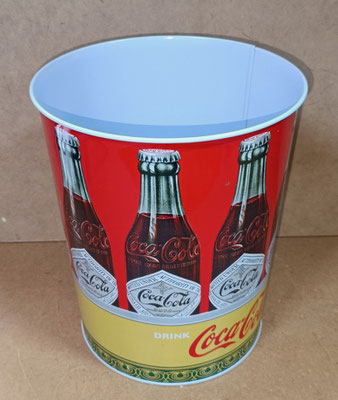 Papelera metal Cocacola. Ref 32000008. 26x22