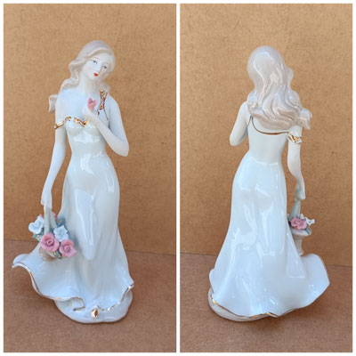 Figura porcelana. Ref 6CE0425. 29x14x9
