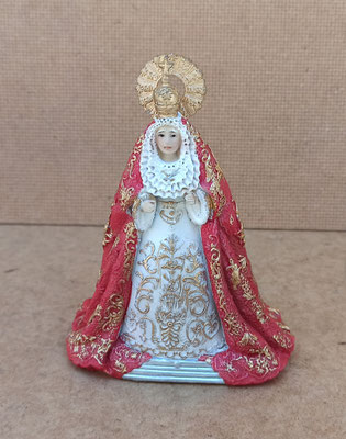 Virgen de la Esperanza resina. Ref 6/436. 11x8x6