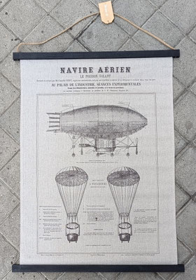 Lienzo impreso Zeppelin. Ref 27599. 85x65