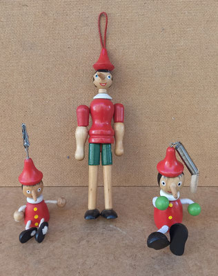 Figuras Pinocho madera
