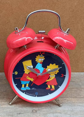 Reloj despertador Los Simpsons. Ref D100021. 17x12
