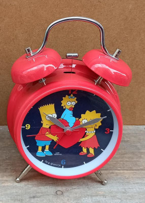 Reloj despertador Los Simpsons. Ref D100021. 17x12