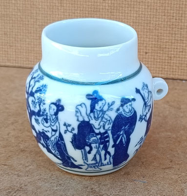 Tintero porcelana. 6x6