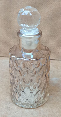 Frasco cristal con tapa. Ref 6GL1726. 12x5